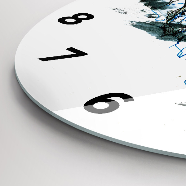 Horloge ronde Liberté et nature des oiseaux