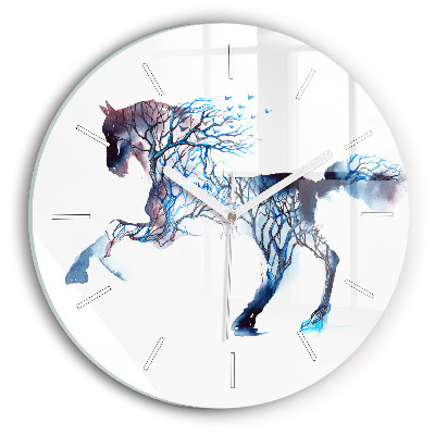 Horloge ronde 'Nature de l''animal'
