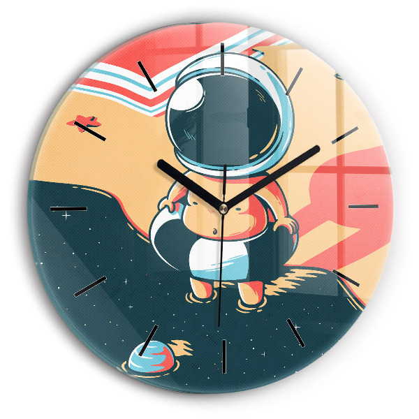 Horloge ronde Bébé astronaute