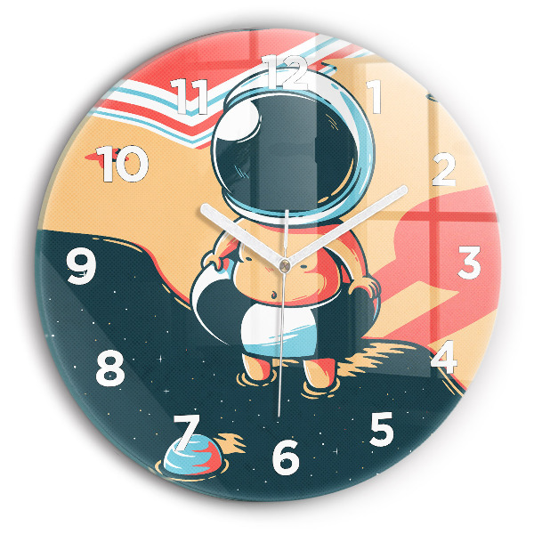 Horloge ronde Bébé astronaute