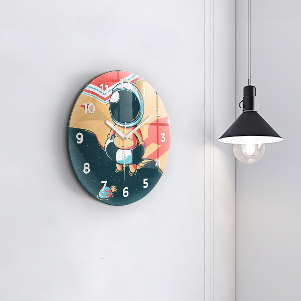 Horloge ronde Bébé astronaute