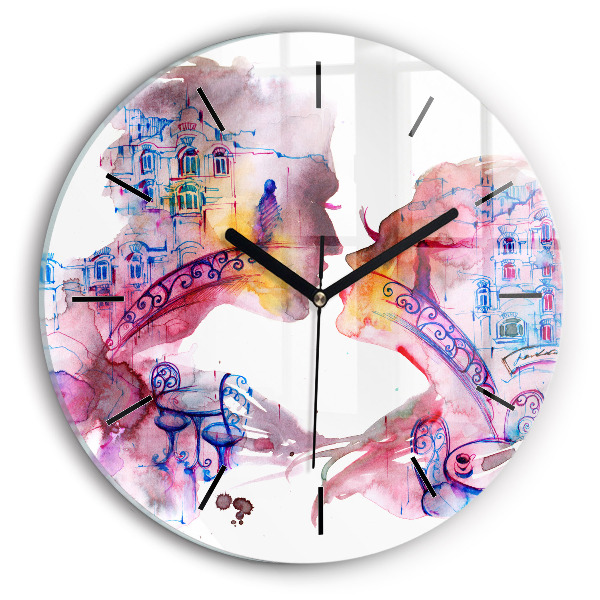Horloge ronde Deux corps, une âme