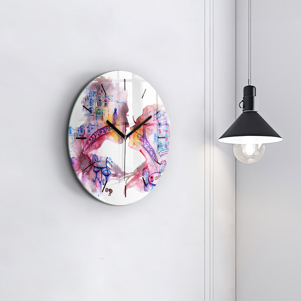 Horloge ronde Deux corps, une âme