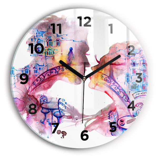 Horloge ronde Deux corps, une âme