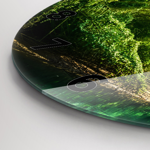 Horloge ronde Nature paisible