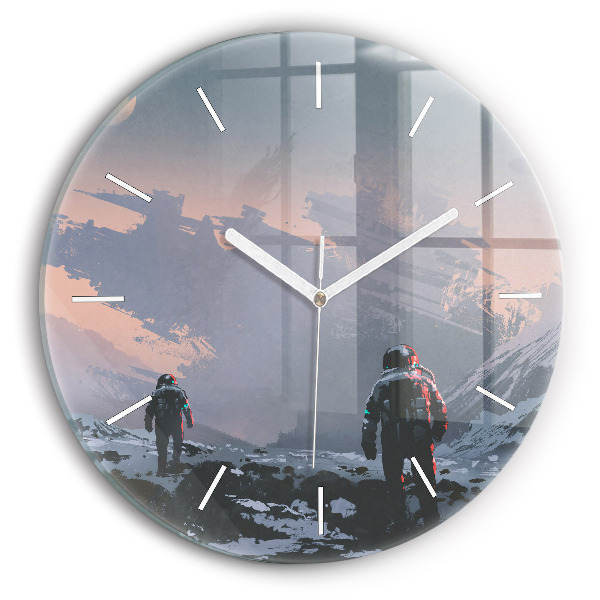 Horloge ronde Résumé des astronautes