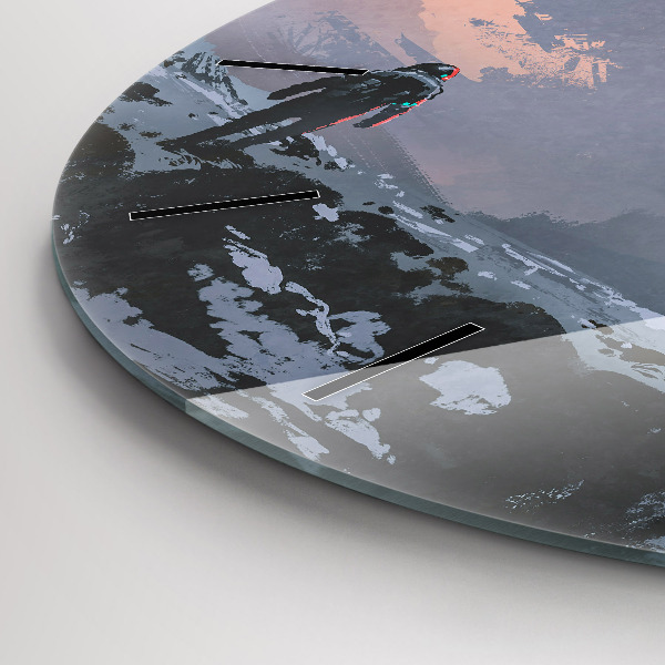 Horloge ronde Résumé des astronautes