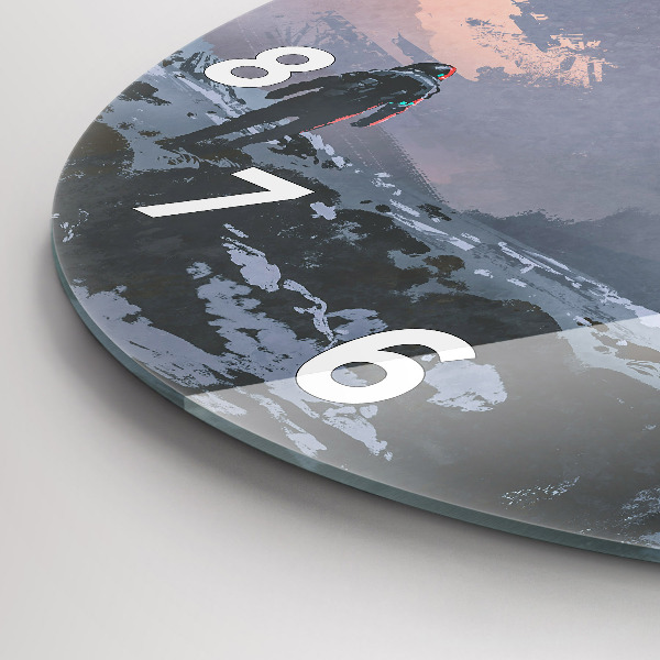 Horloge ronde Résumé des astronautes