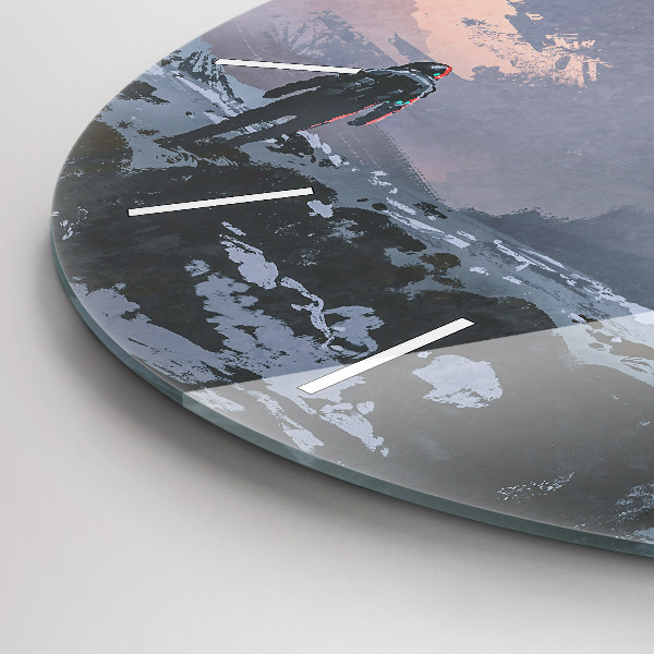 Horloge ronde Résumé des astronautes