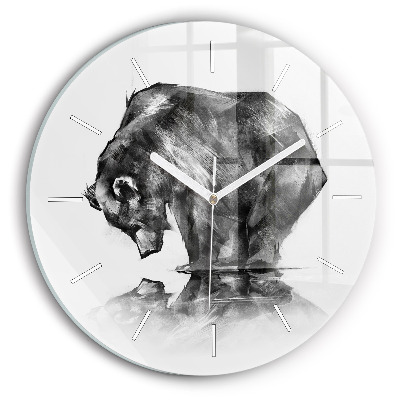 Horloge ronde Ours de dessin animé
