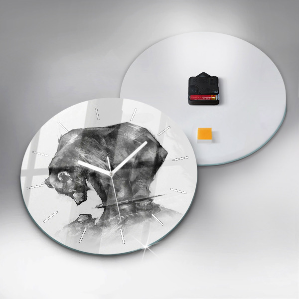 Horloge ronde Ours de dessin animé