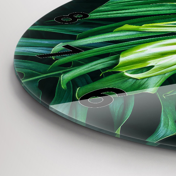 Horloge ronde Le côté tropical de la nature