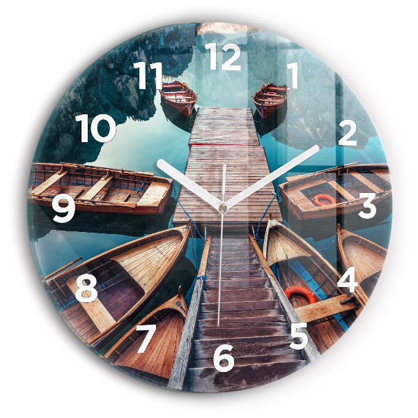 Horloge ronde Jetée et lac