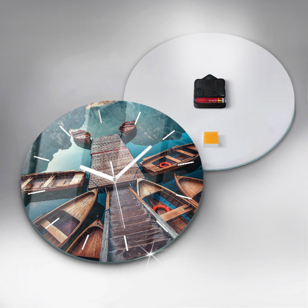 Horloge ronde Jetée et lac