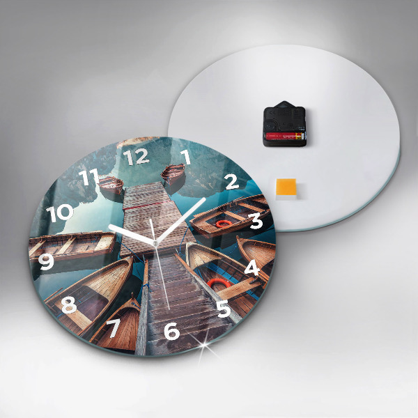 Horloge ronde Jetée et lac