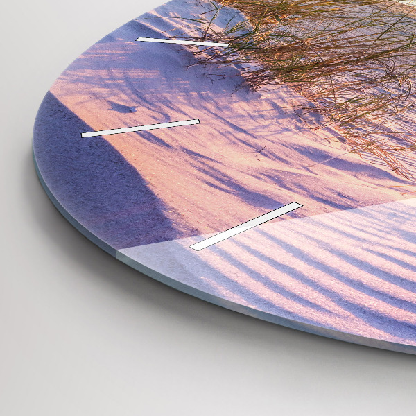 Pendule murale ronde Mer ensoleillée polonaise