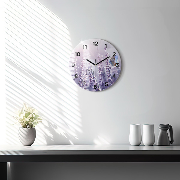 Pendule murale ronde Abstraction