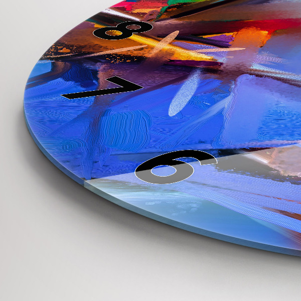 Pendule murale ronde Paysage marin