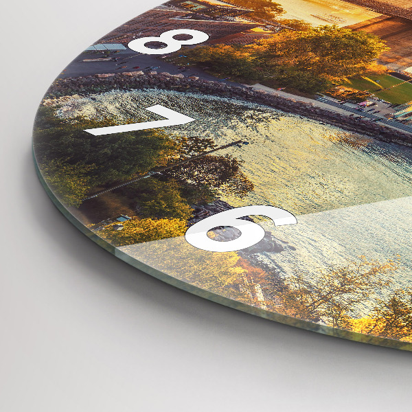 Pendule murale ronde New York Manhattan