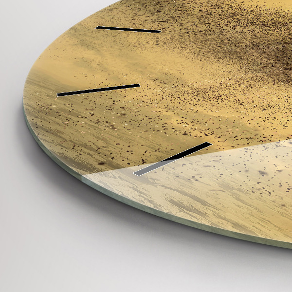 Pendule murale ronde Femme en silhouette