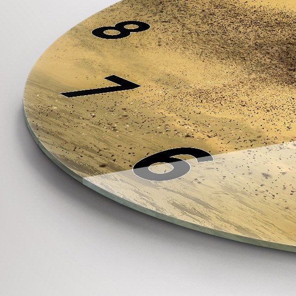 Pendule murale ronde Femme en silhouette