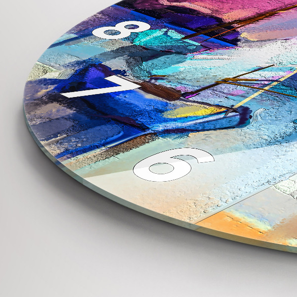 Pendule murale ronde Paysage marin