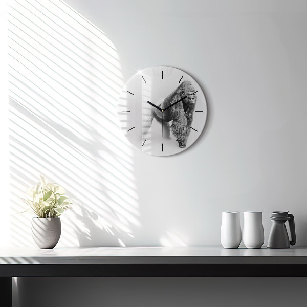 Pendule murale ronde 'Collection d''art animalier'