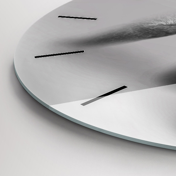 Pendule murale ronde 'Collection d''art animalier'