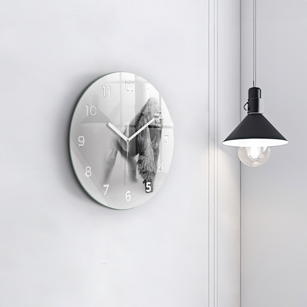 Pendule murale ronde 'Collection d''art animalier'