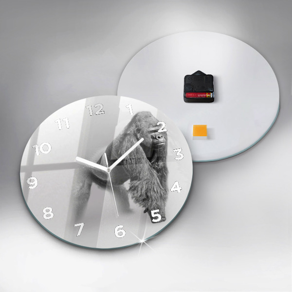 Pendule murale ronde 'Collection d''art animalier'