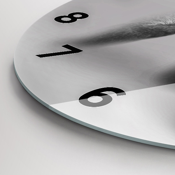 Pendule murale ronde 'Collection d''art animalier'