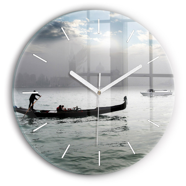 Horloge ronde Gondole à Venise