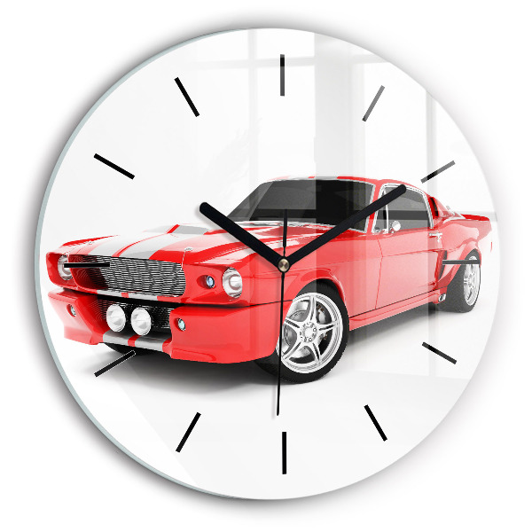 Horloge ronde Voiture de sport