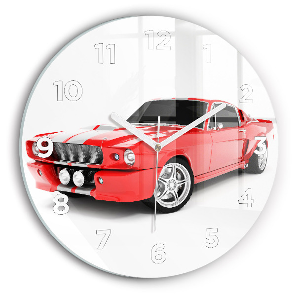 Horloge ronde Voiture de sport