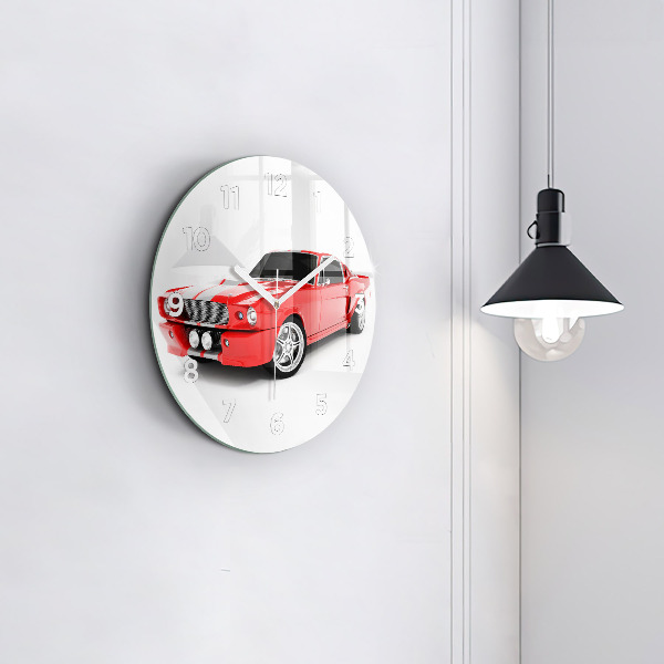 Horloge ronde Voiture de sport