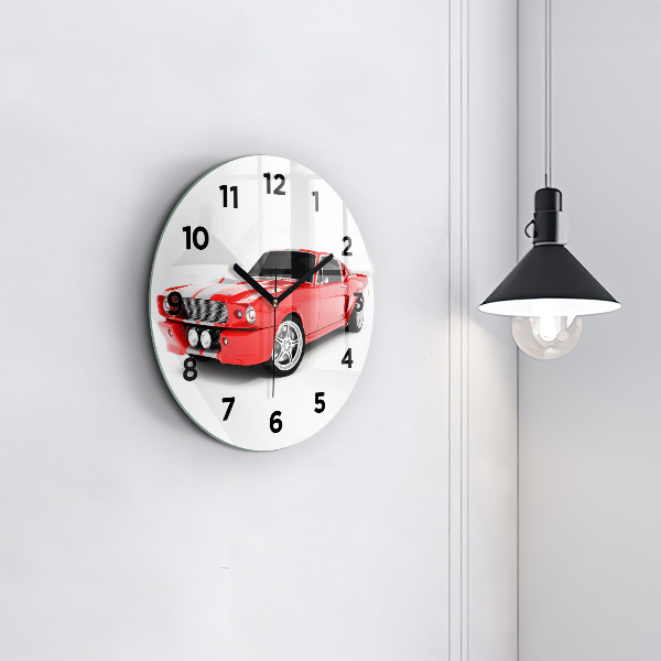 Horloge ronde Voiture de sport