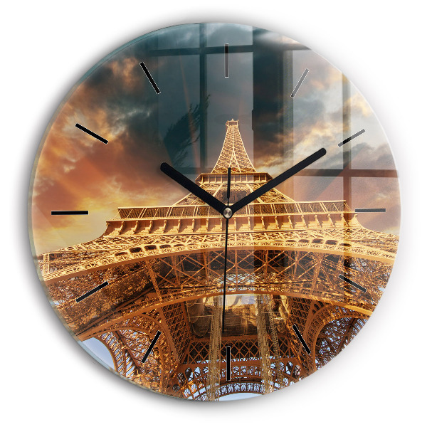 Horloge ronde Tour Eiffel