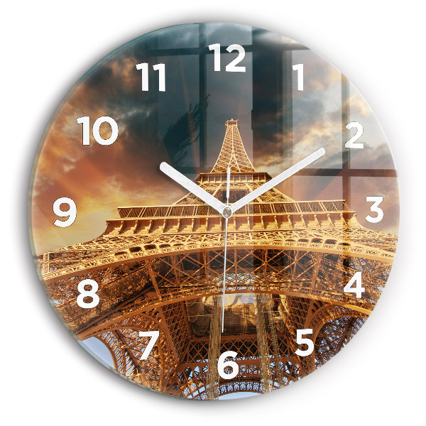 Horloge ronde Tour Eiffel