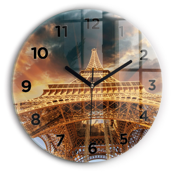 Horloge ronde Tour Eiffel