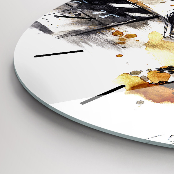 Horloge ronde caméra de cinématographie