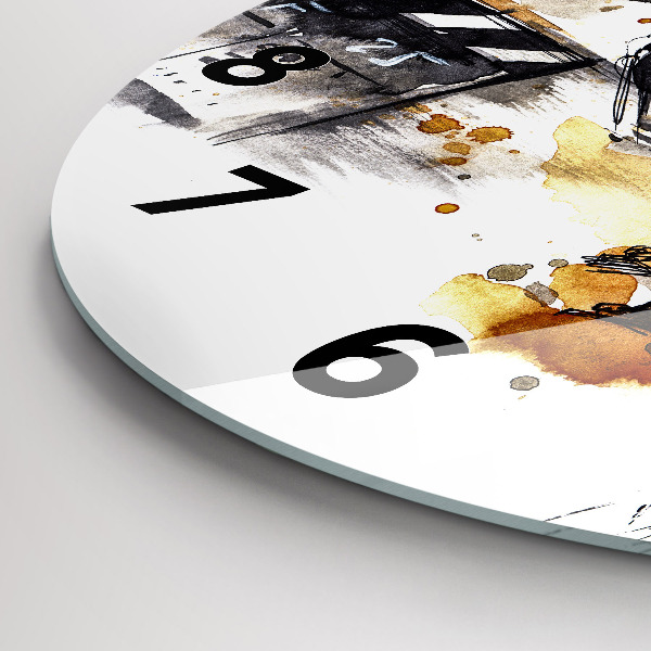 Horloge ronde caméra de cinématographie