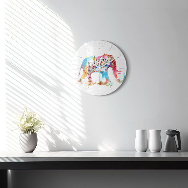 Horloge ronde Culture indienne