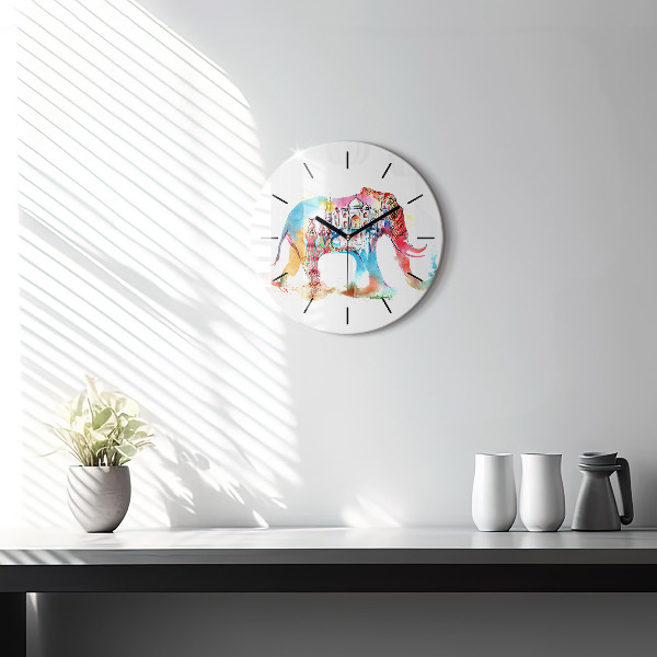 Horloge ronde Culture indienne