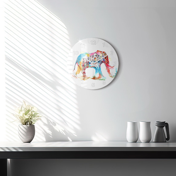 Horloge ronde Culture indienne