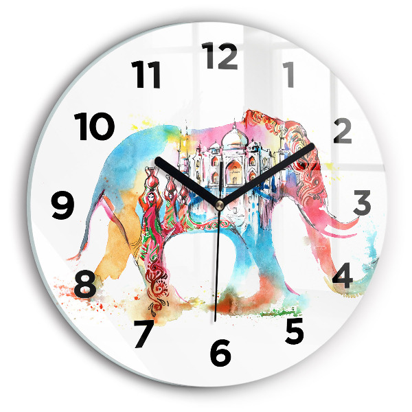 Horloge ronde Culture indienne
