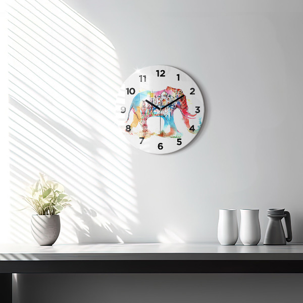 Horloge ronde Culture indienne