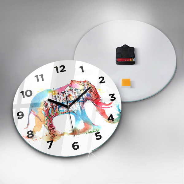 Horloge ronde Culture indienne