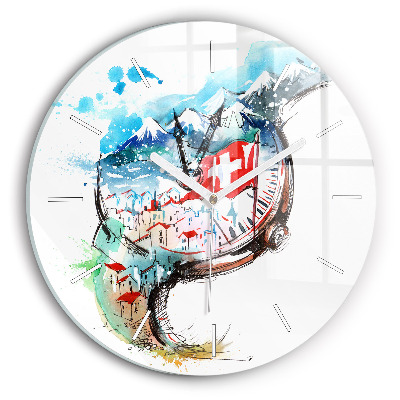 Horloge ronde montre suisse