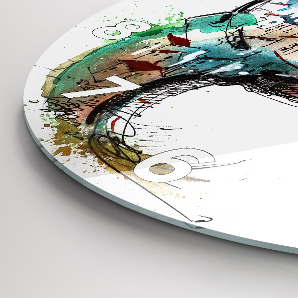 Horloge ronde montre suisse