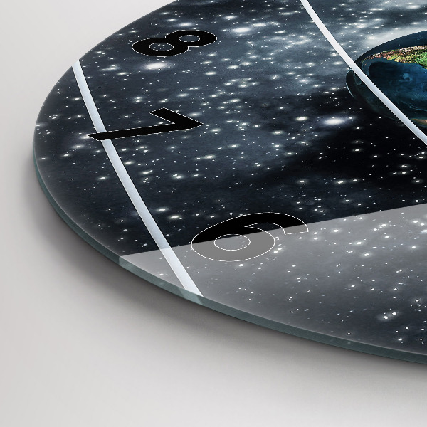 Horloge ronde Le système solaire